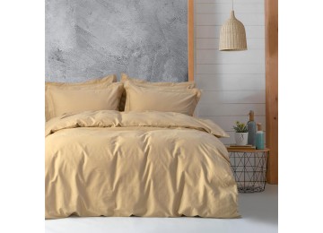 Euro double set Lotus Home Dakota Beige satin Türkiye