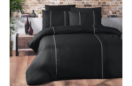 Euro bed linen First Choice Elegant Black Ranfors