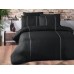 Euro bed linen First Choice Elegant Black Ranfors