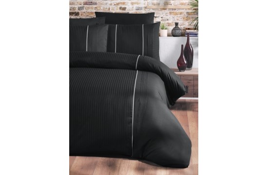 Euro bed linen First Choice Elegant Black Ranfors