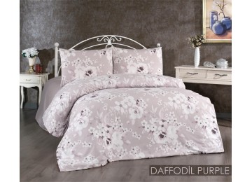 Двоспальний Євро комплект Belizza - Daffodil Purple Фланель