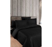 Euro bed linen First Choice Lamone black Jacquard