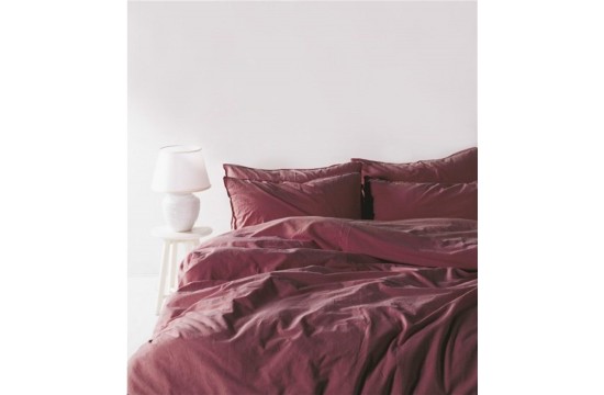 Single bed set Limasso Standard Raspberry boiled cotton