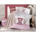 Комплект постельного белья для новорожденных First Choice - Alfie Бамбук +Плед вязаный