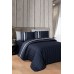 Euro bed linen First Choice Artwel Navy blue Satin