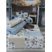 Single bed set Belizza - Plaid Blue Flannel