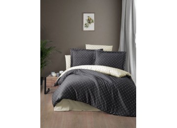 Euro bed linen First Choice Point anthracite Satin