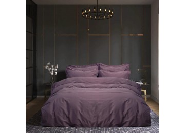 Euro double set Lotus Home Dakota Plum satin Türkiye