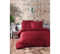 Euro bed linen First Choice Elegant Red Ranfors
