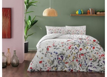 Turkish single bed linen TAC Cherry Ranforce