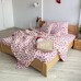 Double bedding set Lelit - Red Snowflake Ranfors