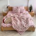 Double bedding set Lelit - Red Snowflake Ranfors