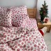 Double bedding set Lelit - Red Snowflake Ranfors