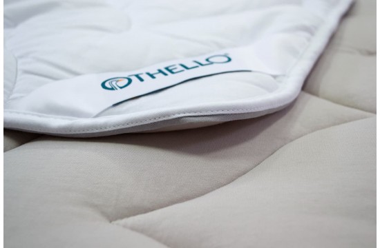 Одеяло антиаллергенное Othello - Colora Grey/White двуспальное евро 195х215 см