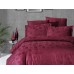 Euro bed linen First Choice Clover Bordo Jacquard