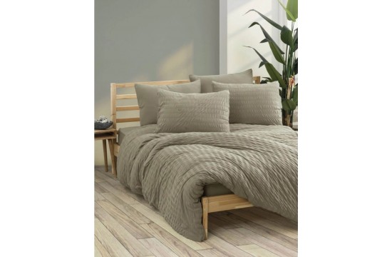 Euro bed linen Cottonbox - Crepe Vizon Ranfors / fitted sheet