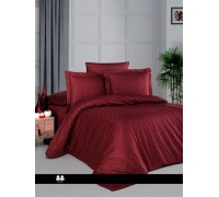Euro bed linen First Choice Lamone Dark red Jacquard