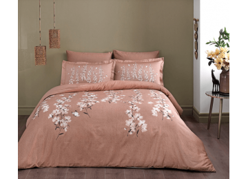 Bed linen of euro TAC Ronna Brown Satin
