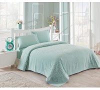 Terry bedspread / sheet TAC Dama Mint 200 × 220 cm