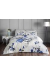 Bed linen of euro TAC Vella Blue Satin-Delux