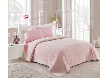 Terry bedspread / sheet TAC Dama Pink 200 × 220 cm