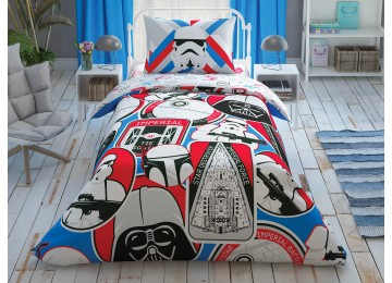 Children's and teenage set TAC Star Wars Galactic Mission Ranfors / sheet with elastic