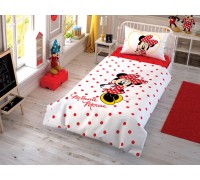Children's and teenage set TAC Minnie Mouse Cek Ranfors with a sheet on an elastic band