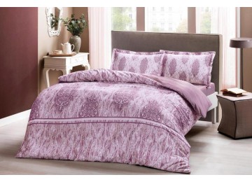 Bed linen of euro TAC Elise Pink Satin