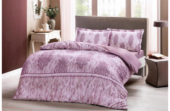 Bed linen of euro TAC Elise Pink Satin