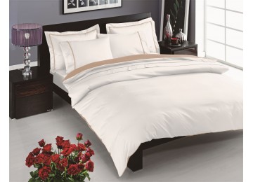 Bed linen of euro TAC Prestige Ecru Satin-Delux