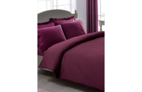 Bed linen of euro TAS Premium Basic Murdum Satin-Stripe