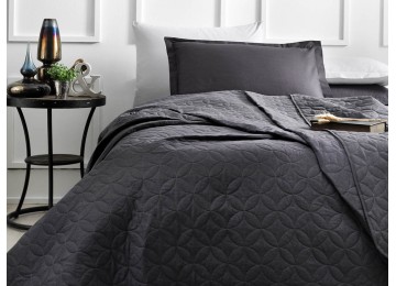 Quilted bedspread TAC Basic Antracit 180 × 260cm