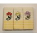 Set of kitchen towels Flower / yellow. cell (6 pcs) Tag textiles