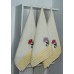 Набор кухонных полотенец Цветок/желт. клетка (6 шт) Таг текстиль
