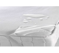Waterproof mattress pad, 90x200 with gouges