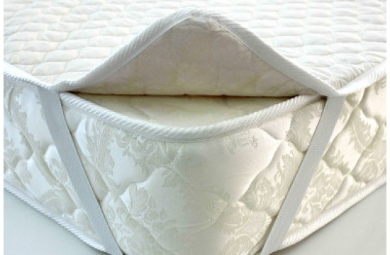 Protective mattress cover, 160x200 with rubber bands in the corners