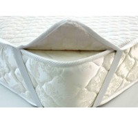 Protective mattress cover, 140x200 with rubber bands in the corners