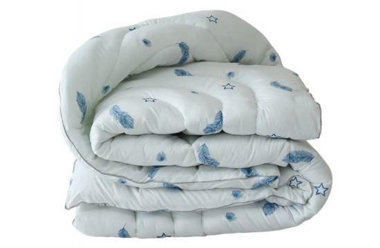 Комплект одеяло лебяжий пух Перо 2-сп. + 2 подушки 50х70