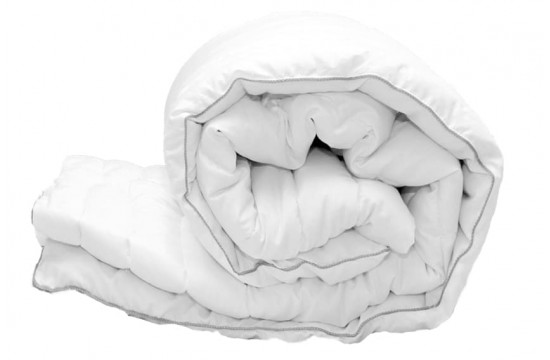 Blanket swan down "White" 2-sp. + 2 pillows 50х70 Tag textiles