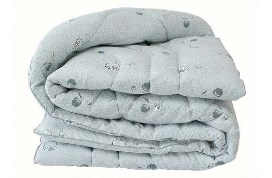 Blanket swan down "Cotton" 1.5-sp. tag textiles