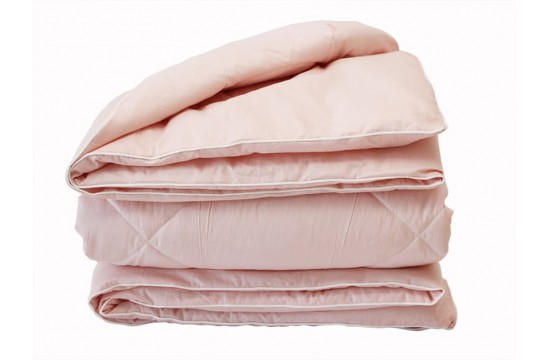 Набор летнее одеяло+ наволочки+ простынь Elegant двуспальное Persik