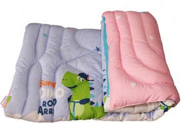 Children's blanket swan down Crocodile 1.5-sp. tag textiles