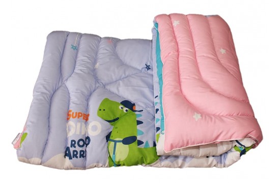 Children's blanket swan down Crocodile 1.5-sp. tag textiles