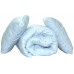 Комплект одеяло лебяжий пух евро + 2 подушки 70х70 Голубой ТАГ текстиль