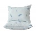 Blanket set swan's down Feather 2-sp. + 2 pillows 70x70