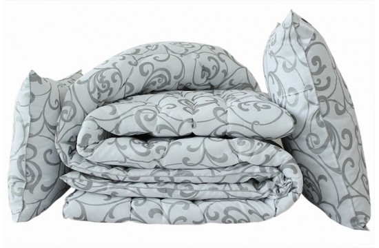 Set of quilt swan's down "Venzel" double + 2 pillows 50x70