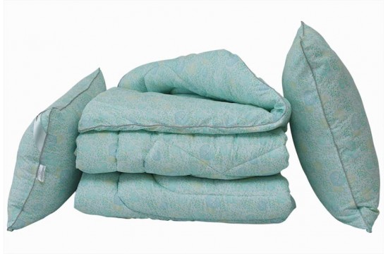 Комплект одеяло лебяжий пух Listok 2-сп. + 2 подушки 50х70