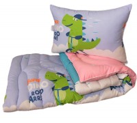 Children's blanket swan down Crocodile 1.5-sp. + 1 pillow 50х70 Tag textiles