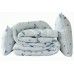 Комплект одеяло лебяжий пух Перо 1.5-сп. + 2 подушки 70х70