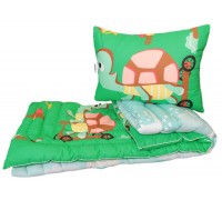 Children's blanket swan down Turtle 1.5-sp. + 1 pillow 50х70 Tag textiles